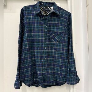 Paul smith Blue and Green Plaid Men's Shirt